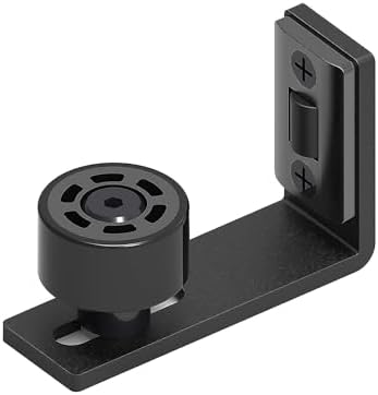Adjustable Barn Door Floor Guide Black