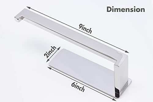 Vanloory Hand Towel Holder - Stainless Steel Square Towel Ring for Bathroom