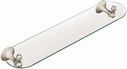 Sleek bathroom vanity shelf
