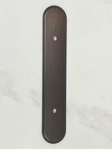 Lock-Down 3 in Oval Backplate Oil-Rubbed Bronze