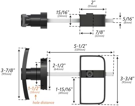 4-Piece Shed Door Lock Latch Set