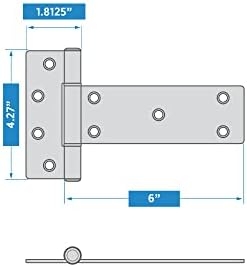 Strong Durable 2 Count Industrial Hinges