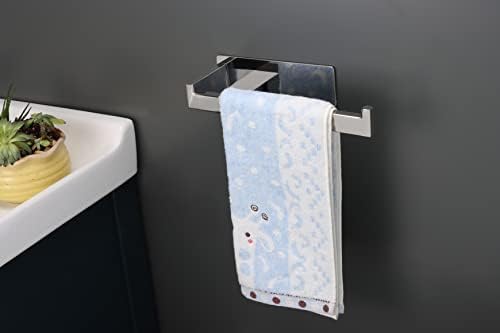 Vanloory Hand Towel Holder - Stainless Steel Square Towel Ring for Bathroom