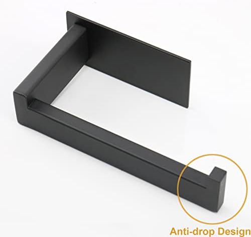 Vanloorry Matte Black Toilet Paper Holder