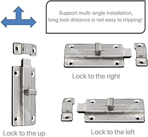 RR stainless steel door bolts