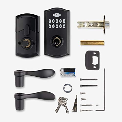 Kwikset SmartCode 955 Door Keypad with 10-BUTTON Entry for Easy Locking Unlocking 3-Year Battery Life