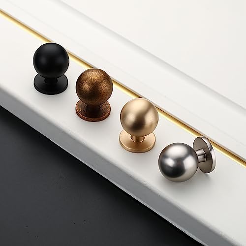 Asidrama 10-Pack Champagne Bronze Kitchen Cabinet Knobs