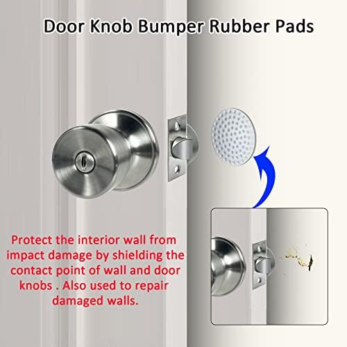 Adjustable Touch-Lock Door Knob with 3 Keys for Home