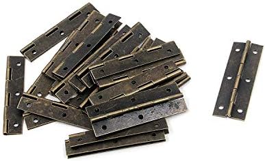 Get Strong Durable 24-Piece Folding Buffer Hinges Bronze ForCabriioty Doors More