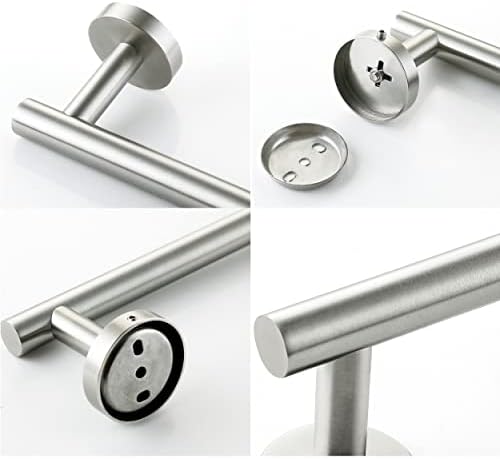 Experience the elegance of Nolimas Brushed Nickel Stainless Steel Towel Bar