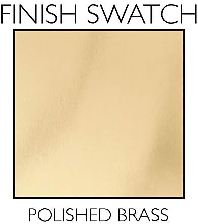 Adjustable Round Corner Latch Polished Brass