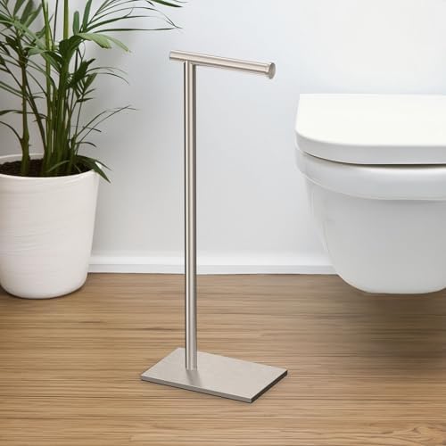 Elegant Free-Standing Toilet Paper Holder