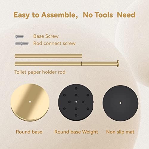 Sturdy Space-Saving ToileT Paper Holder for Bathroom