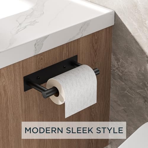 FORIOUS Black Toilet Paper Holder