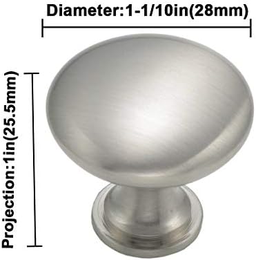 Homdiy 10-Piece Cabinet Knobs Set