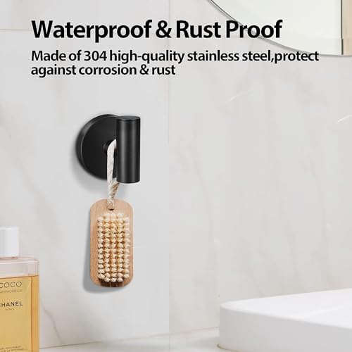 Kruodop 2-Pack Gold Matte Wall Towel Holder Rust-Resistant