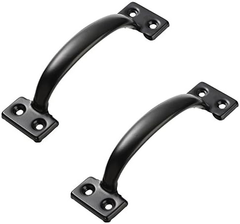 LIZAVOV1712Pack 65 Door Pulls for Barn garage or screen doors Black