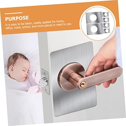 Sturdy Stylish 6-Piece Stainless Steel Door Reinforcement Kit