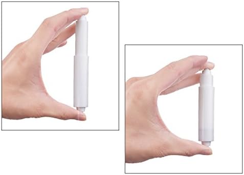 Shappy 4-Piece Toilet Paper Holder Set Digital-SpringLoaded White