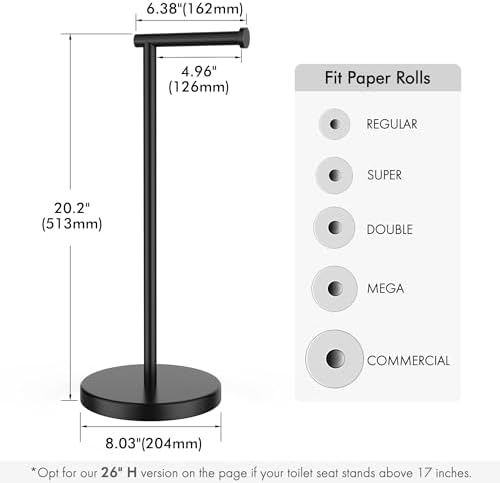 Rust-Proof Stainless Steel Toilet Paper Holder