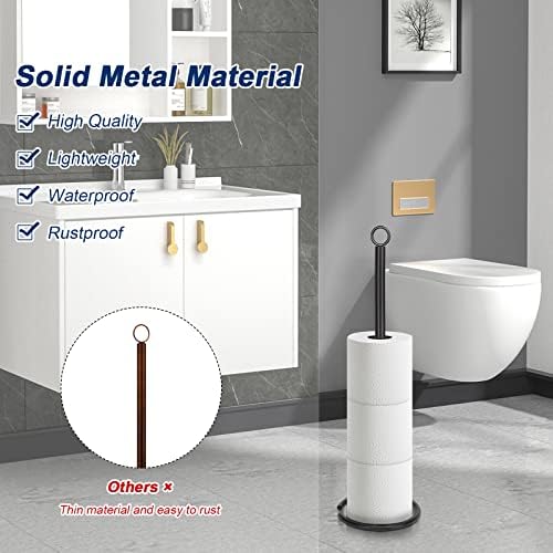 Sturdy Space Saving Toilet Paper Holder