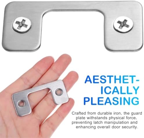 Adjustable Deadbolt Strike Plate Set