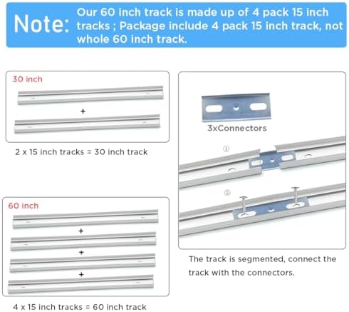 BAV Bifold Door Hardware Kit for 60-inch Doors