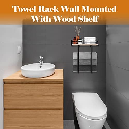 Space-Saving Towel Rack
