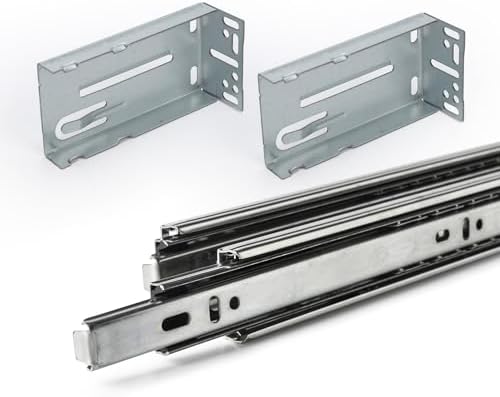 4-Piece Drawer Slide Rear Mounting Bracket Durable and Easy to Install