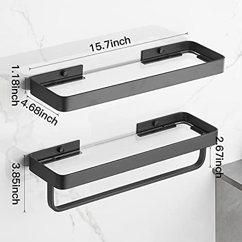 VOLPONE Modern Tempered Glass Vanity Shelf