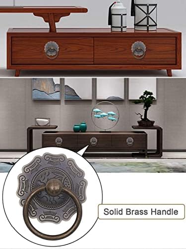 Vintage Door Knocker Hand-Finished Brass Door Pull Handle Heavy Duty Solid Brass Farmhouse Cottage Door Knresult