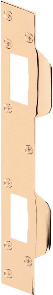 Secure Combination Door Strike for 5-12-6 Holes - One-Piece Security for Dead Latch Deadbolt