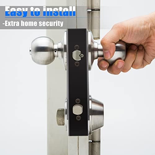 Genuine Stainless Steel Door Lock Reinforce Plate - Bronze Finish for Home Security