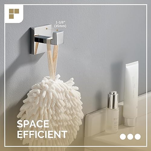 Angle Simple bath towel hook stainless steel chrome towel hook bathroom towel hook