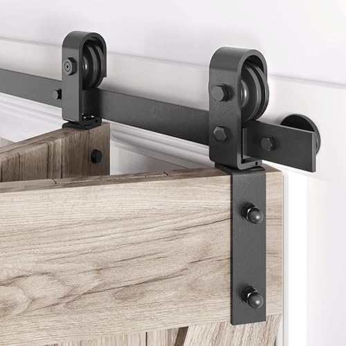 ROYMELO40 Bifold Sliding Barn Door Hardware Track Kit