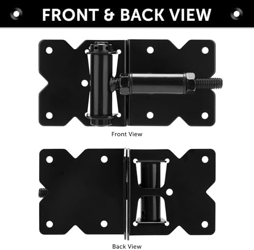 Adjustable Self-Closing Gate Hinges