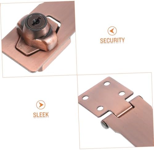 Pool Gate Latch - Heavy Duty Padlock with Hidden Screwainless Steel Door Lock for sheds cabinets Barn Doors