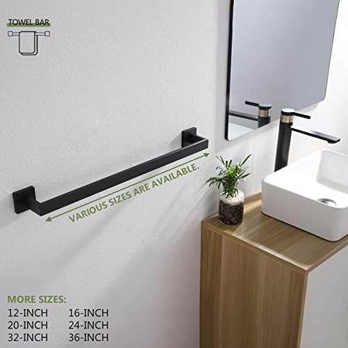 Premium 24-Inch Stainless Steel Towel Bar for Home