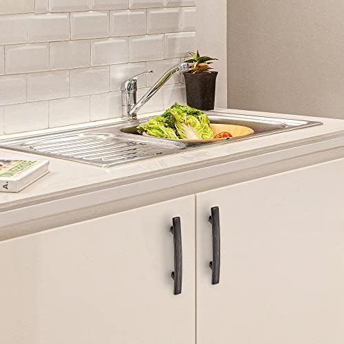 Ravinte 25-Piece Curved Cabinet Handles Oil-Rubbed Bronze