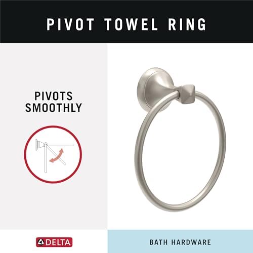 Durable Towel Ring Kit - Essential Bathroom Accessory Delta Esato