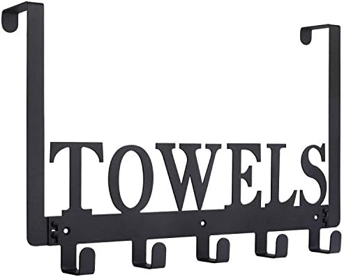 Durable Over the Door Towel Holder for Space-Saving Use