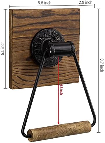 Sturdy Towel Holder with Rustic Design for Bathroom Kitchen