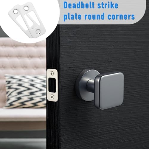 Sturdy Stainless Steel Door Strike Plate for Home Commercial Use