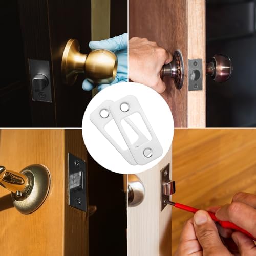Sturdy Stainless Steel Door Strike Plate for Home Commercial Use