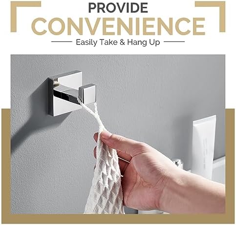 Angle Simple bath towel hook stainless steel chrome towel hook bathroom towel hook