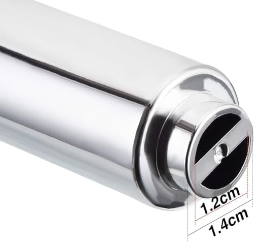 TD800-T5 Universal Plastic Spring-Loaded Toilet Paper Holder 2-Pack Chrome Silver
