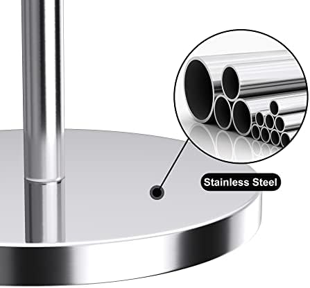Niffgaff Stainless Steel Toilet Paper Holder Stand with Reserve Function