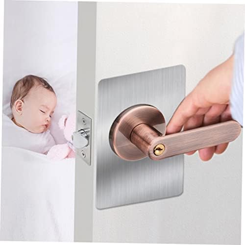 Sturdy Stylish 6-Piece Stainless Steel Door Reinforcement Kit