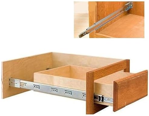 LONTAN Rear Mounting Brackets for Drawer Slide 2 Pairs