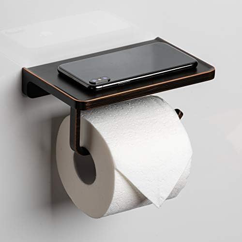 Sturdy Rust-Proof Toilet Paper Holder with Style